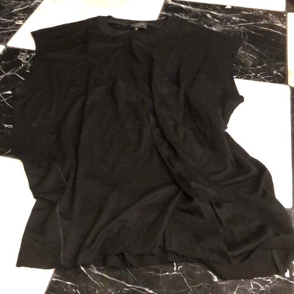 Rag and bone sleeveless oversized tee